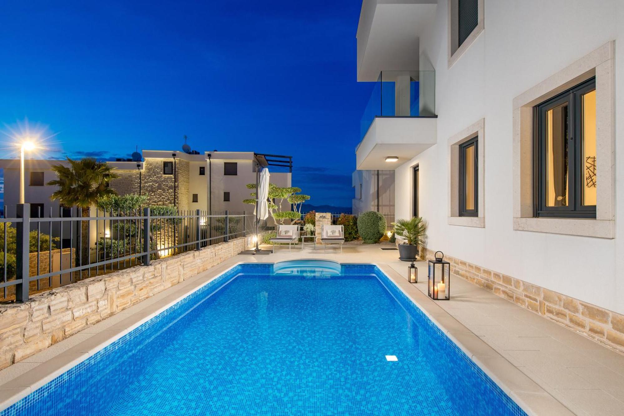 Luxury Apartment Hyperion With Private Pool And Garden Муртер Экстерьер фото