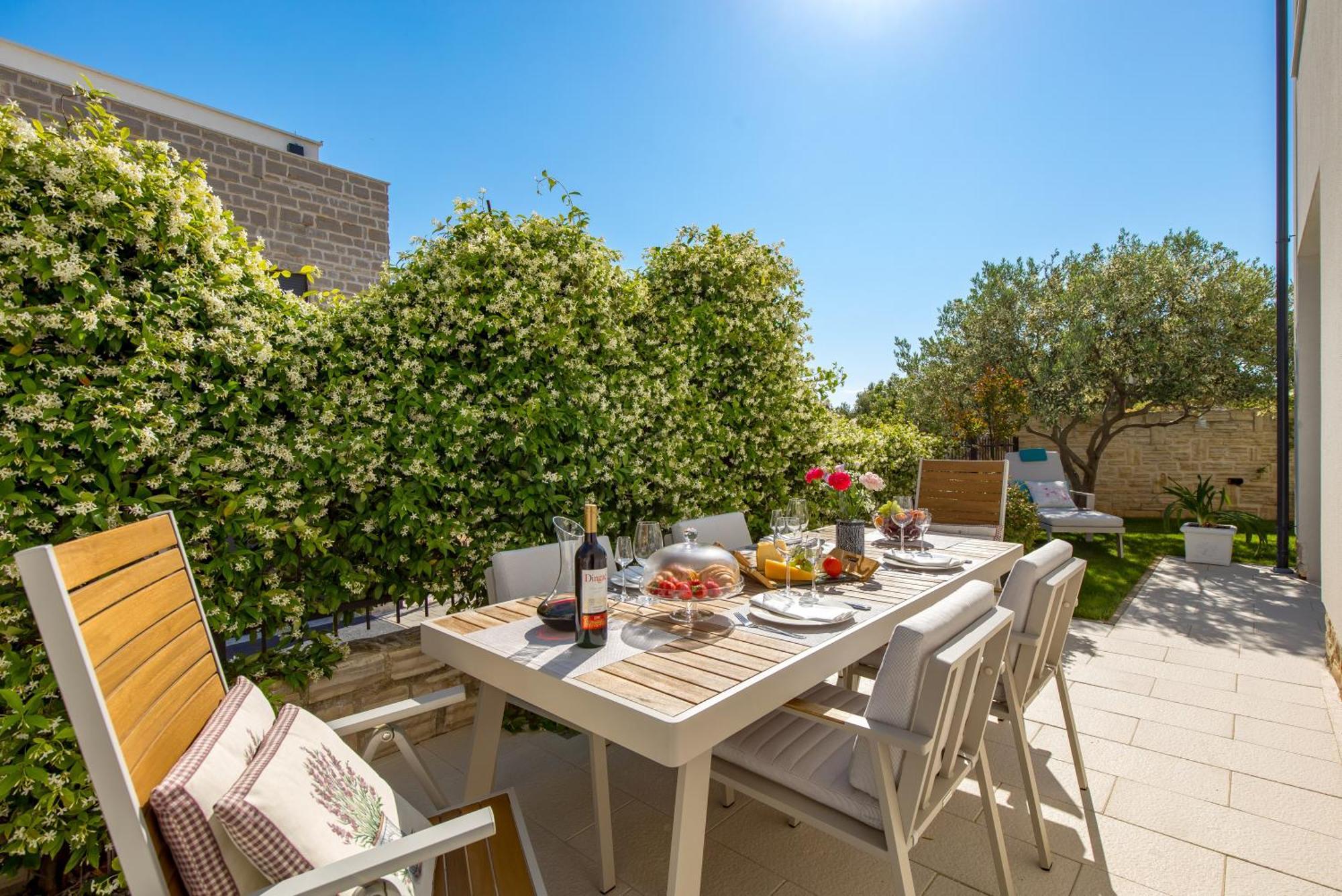 Luxury Apartment Hyperion With Private Pool And Garden Муртер Экстерьер фото